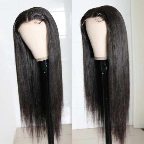 Straight Hair 4x4 Lace Closure Unit Wig 180% Density Hair Wig