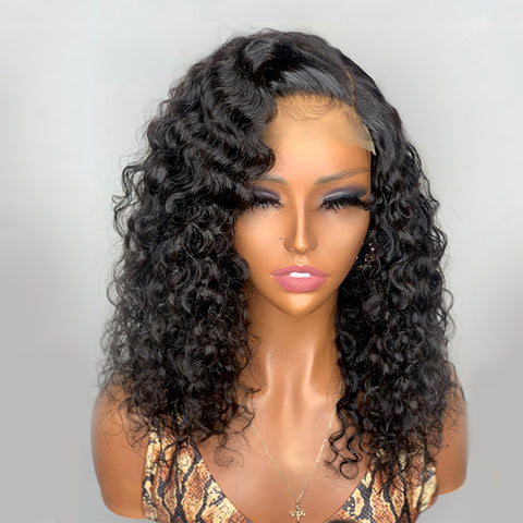 *Deep Wave* 5x5 HD Lace Closure Unit Wig 180% Density Hair Wig