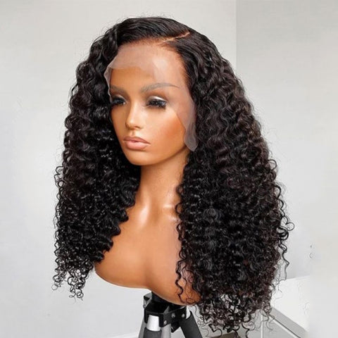 Curly Hair Undetectable HD Lace 13X4 Frontal Unit Lace Wig